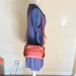 MADEWELL LOVELOCK LEATHER CROSSBODY RUST BAG 😍❤️